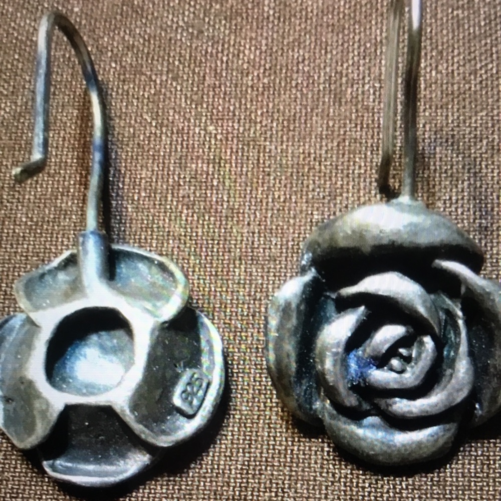 Vintage Rose Earrings